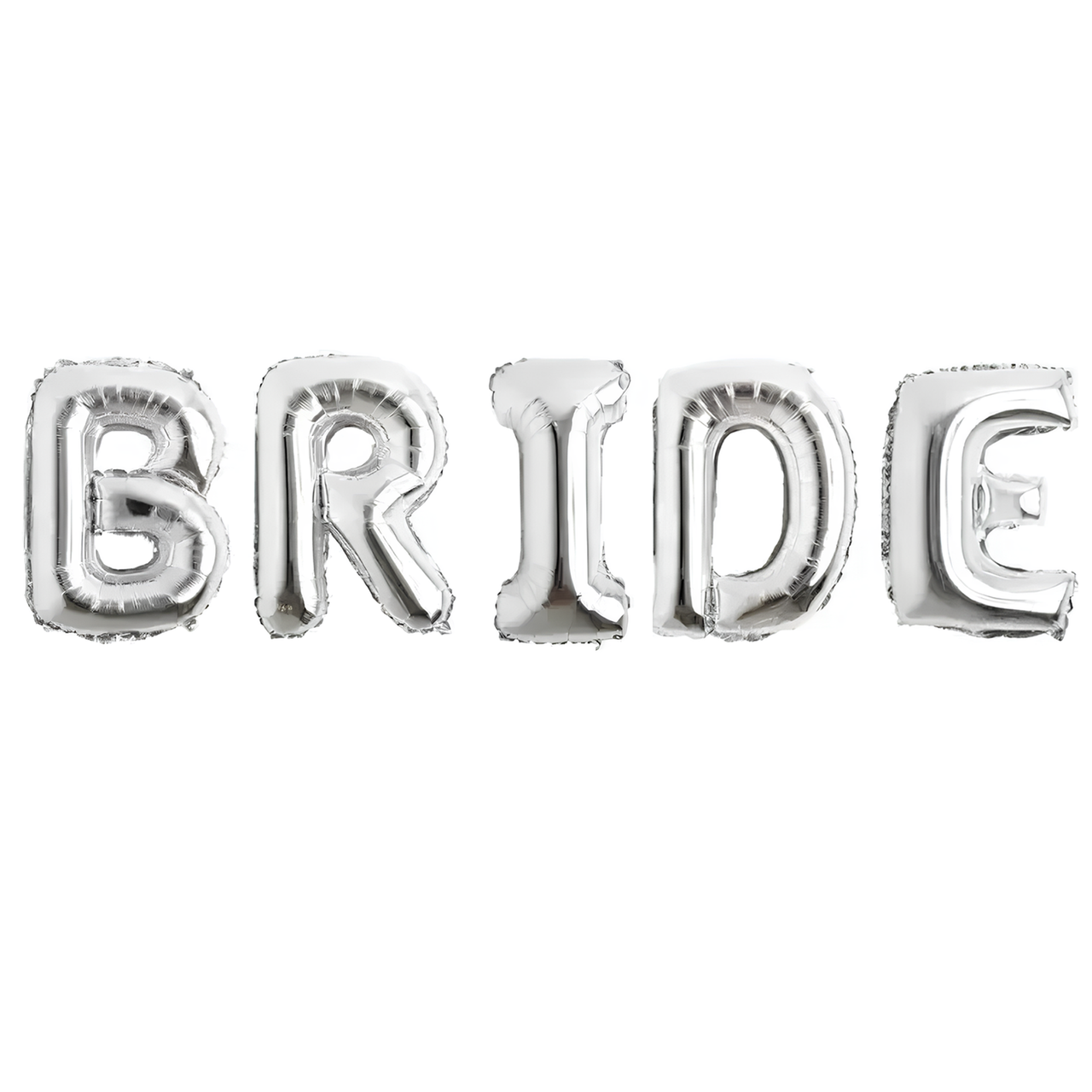 Фольговані надувні кульки BRIDE 100см | Срібло