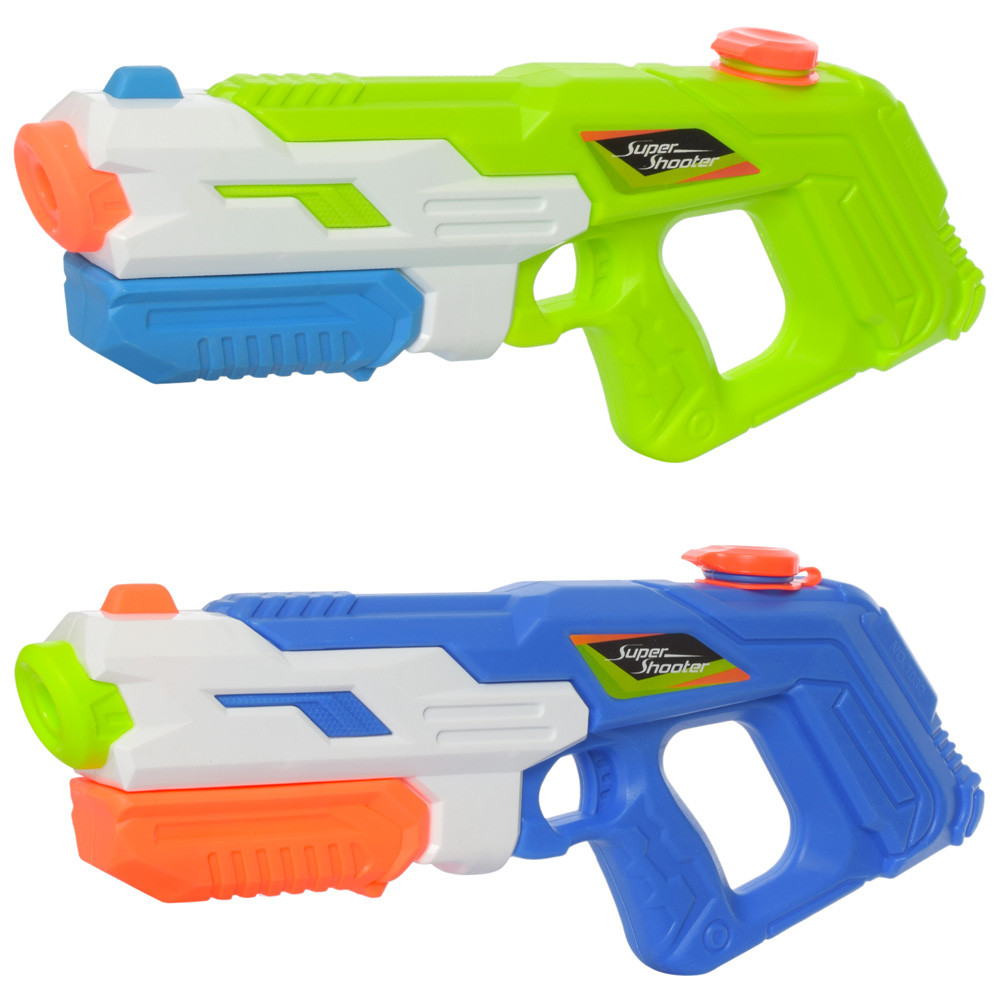 Водяний бластер помпа, розмір великий, 42см, 2 кольори, кул, 25-55-5см /36/, фото 1