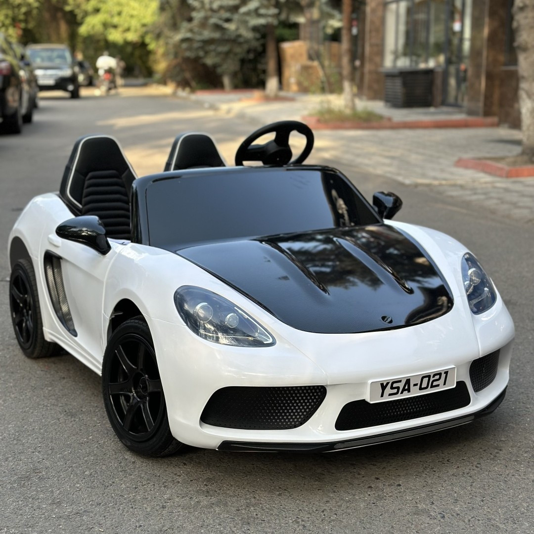 Дитячий електромобіль Bambi YSA-021 (білий колір) 2-місний 48V до 100 кг, фото 1