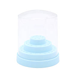 Підставка для фрез із кришкою Блакитна