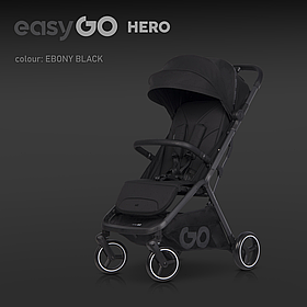 Прогулянкова коляска EasyGo Hero Ebony, Black