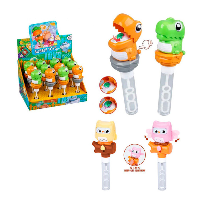 Мильні Бульбашки меч, 22см, рухлива деталь, 2 види дисплеїв (динозавр, сова), (2кольори) /9/108/12шт в кор. 32,5-24-22см, фото 1