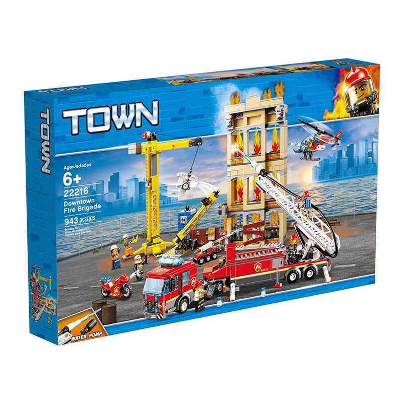 Конструктор “Пожежа”, 943 деталей, звуки, підсвічування, фігурки героїв, в кор. /24/, фото 1