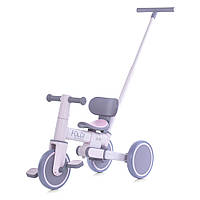 Велосипед дитячий ME 1202 FOLDI Lavender (1шт) 3в1, 3 кол EVA 8д.,батьківська ручка, бузковий