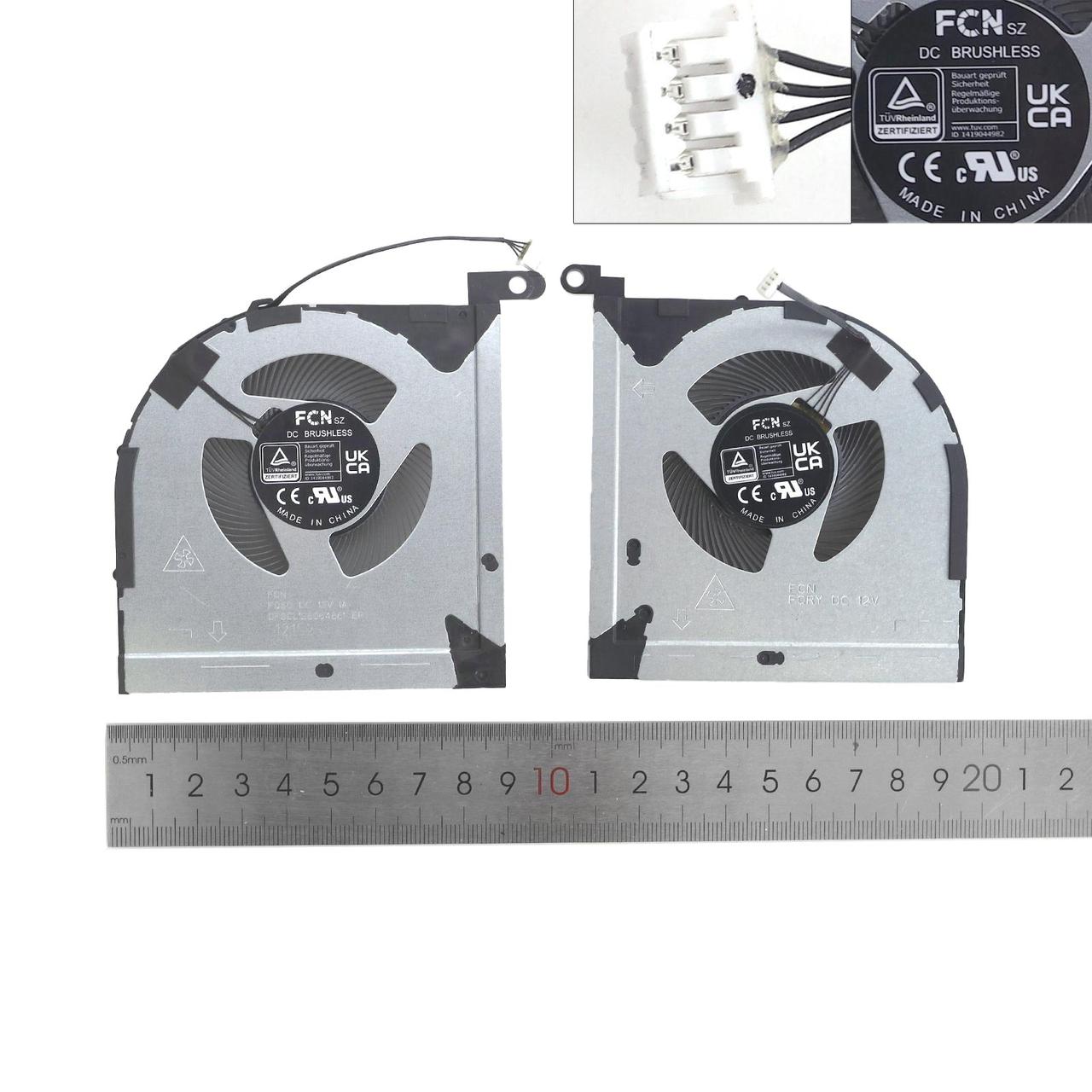 Вентилятори для Lenovo Legion Slim 5 16IRH8 16APH8, (12V CPU+GPU, FQRY + FQS0, Original), фото 1