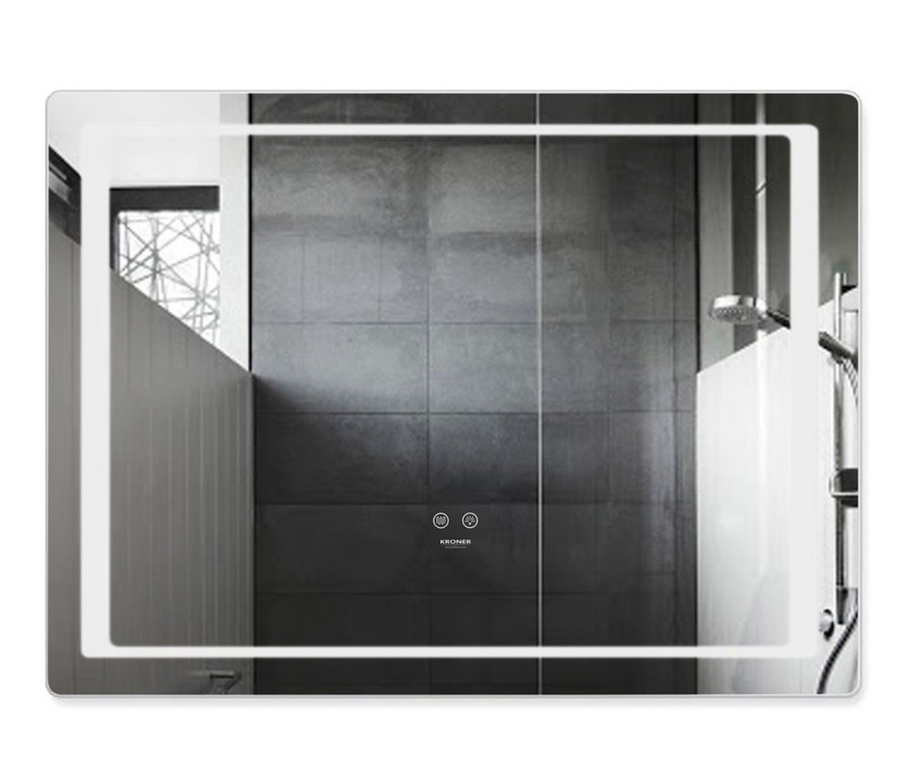 Дзеркало Kroner KRP Spiegel HR2 - 10070 з LED-підсвічуванням та антизапотіванням