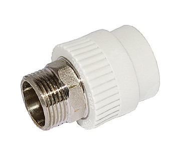 Муфта під ключ 40х1 1/4" РН поліпропіленова (біла) Туреччина, фото 1