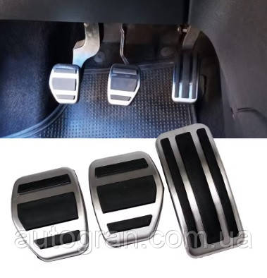 Накладки на педалі Peugeot 207 301 307 208 2008 308 408 CITROEN C3 C4 механіка, фото 1