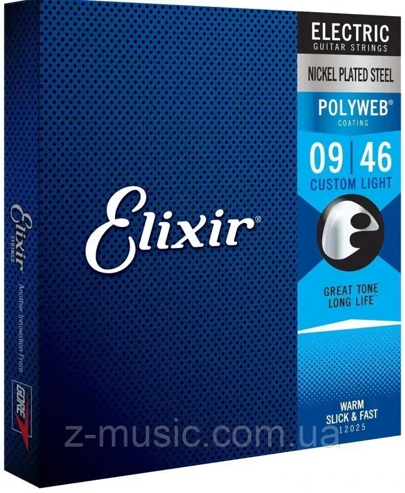 Струни для електрогітари Elixir EL PW CL (9-46)
