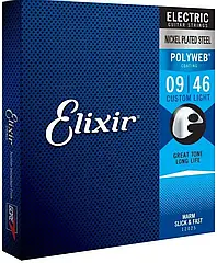 Струни для електрогітари Elixir EL PW CL (9-46)