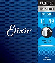 Струни для електрогітари Elixir EL PW M (11-49)