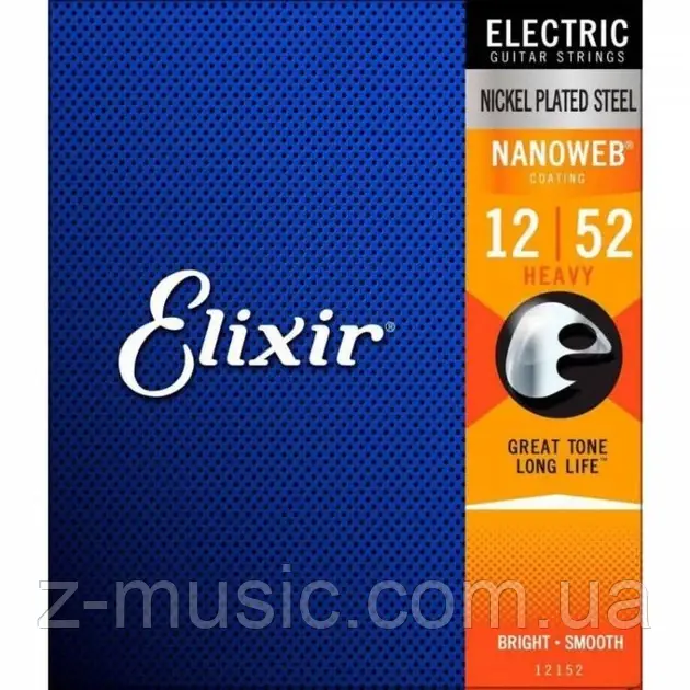 Струни для електрогітари Elixir EL NW H (12-52)