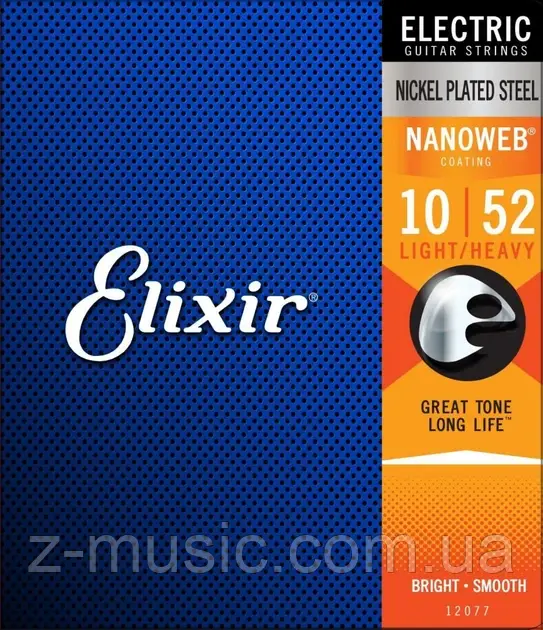 Струни для електрогітари Elixir EL NW LH (10-52)