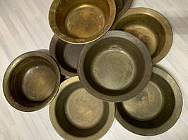 Кухонна мийка, умивальник, раковина, рукомийник. Латунний таз, миска