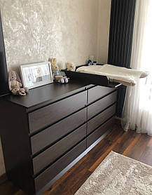 Комод Лайт 8 із накладним пеленатором 1600Х450х900 Венге