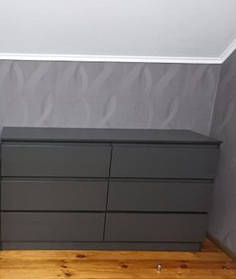 Комод Лайт с 6 ящиками  Антрацит 1600*450*900