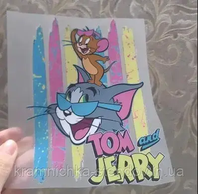 Термоналіпка на одяг " Том і Джері ", фото 1