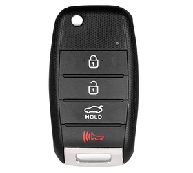 Корпус ключа викидного KIA 4 кнопки з лезом TOY40