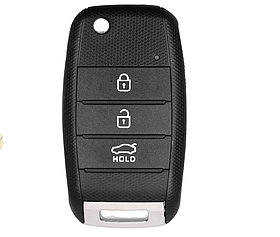 Корпус ключа викидного KIA 3 кнопки з лезом TOY40