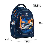 Рюкзак шкільний Kite Education Hot Wheels HW25-724S, фото 2