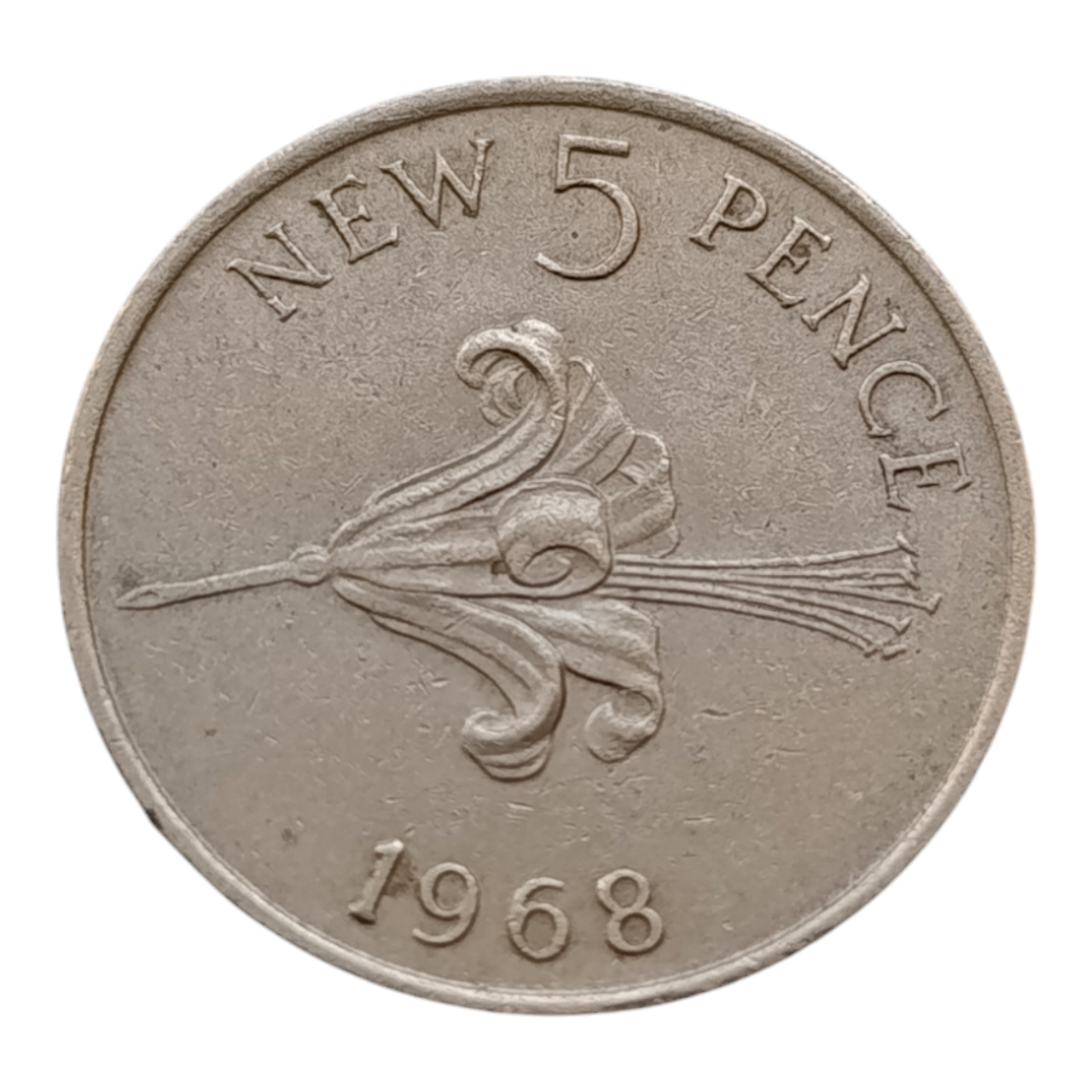 Гернсі 5 пенсів, 1968