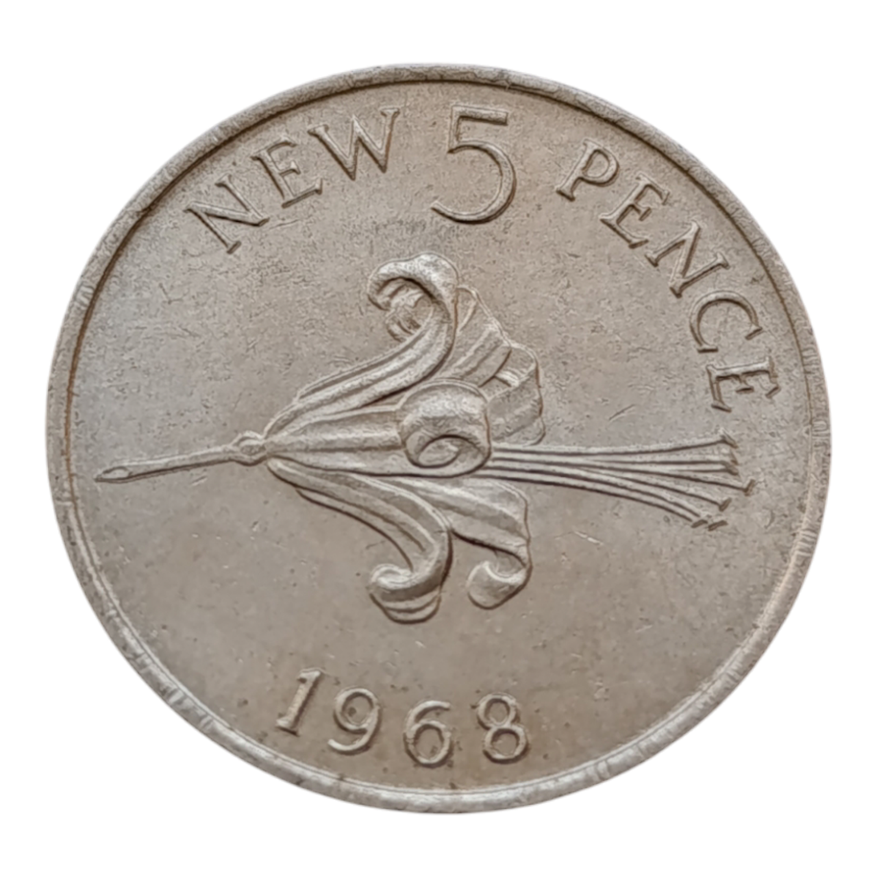 Гернсі 5 пенсів, 1968