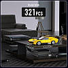 Конструктор Mould King 27039 Speed Champions, колекційний гоночний автомобіль з вітриною (321деталь) 8+, фото 5