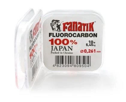 Флюорокарбон Fanatik 10 mus2.5) 0,261 mm 5,65 kg, фото 1
