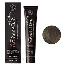 Крем-фарба для волосся безаміачна Tiare Color Silver 6.14 темний блондин коричневий 100 мл