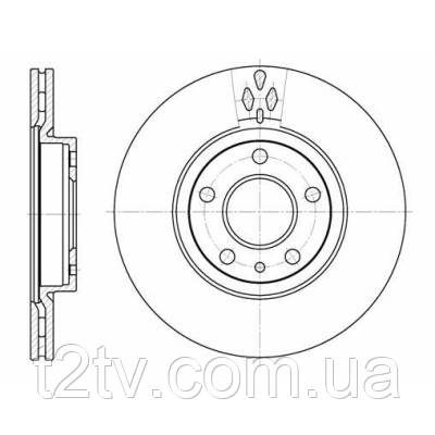 Гальмівний диск LPR L2053V
