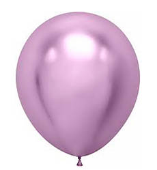 Повітряні кулі (13 см) 10 шт, Китай, бузковий (хром)