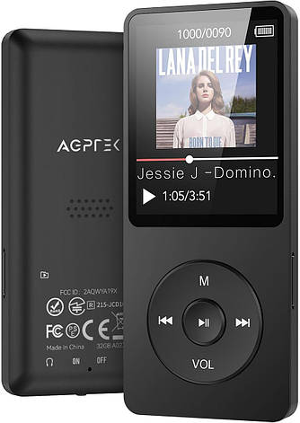 MP3-плеєр AGPTEK 32 ГБ з динаміком, Amazon, Німеччина, фото 1