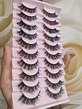 Накладні вії з кольором 10 пар Eyelashes Mixed-Multicolor 02 + клей у подарунок, фото 3