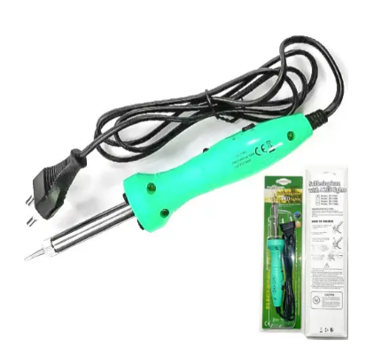 Паяльник ZD-738C, 40W LED підсвітка + 4 світлодіоди, ніхромовий нагрівач, жало C1, фото 1