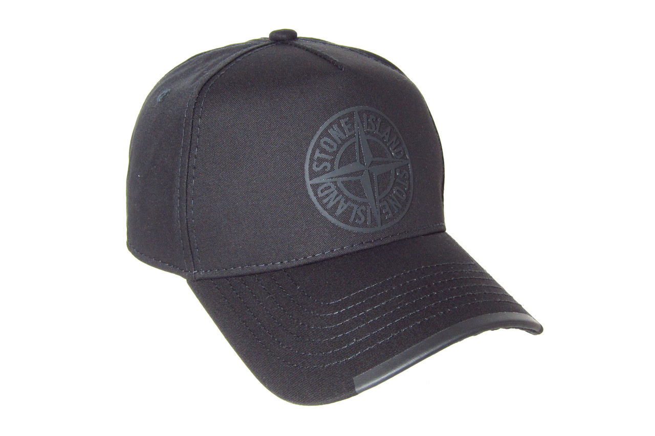 Кепка бейсболка котонова чорна STONE ISLAND-СТОУН АЙЛЕНД 71025