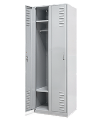 Шафа для зберігання одягу "Рістел 2", металева шафа для одягу