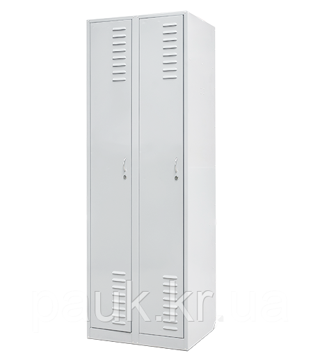 Шафа для одягу "Рістел 2", металева шафа для одягу