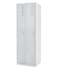 Шафа для зберігання одягу "Рістел 2", металева шафа в спортзал