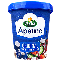 Сир фета оригінальна Апетіна Арла Arla Apetina original 410/200g 6шт/ящ (Код: 00-00017449)