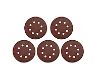 Насадка абразивна універсальна самозачіпна, зерно 120, 8 відв.d 125 мм (пакет,5 шт.) NINJA: 65V812