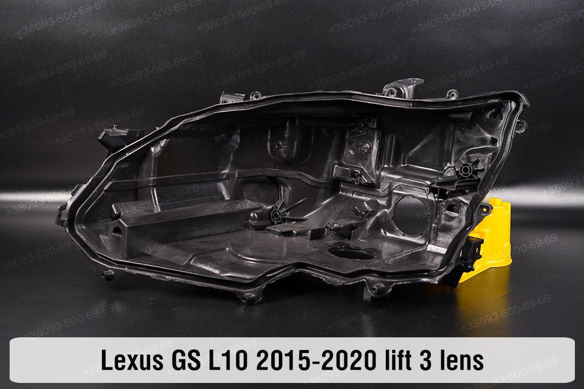 Корпус фари Lexus GS L10 3 лінзи (2015-2020) рест лівий, фото 1