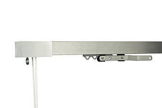 Карниз квадро Модерн 25 Zegar на шнуровому керуванні, монтаж до стелі