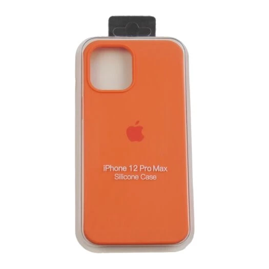 Чохол для iPhone 12 Pro Max 6.7" — No58 темно-жовтогарячий
