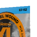 Струни для електрогітари D'ADDARIO EXL140 XL NICKEL WOUND LIGHT TOP / HEAVY BOTTOM (10-52), фото 5