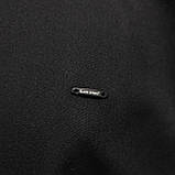 Сорочка Black Stone чоловіча стійка великого розміру бавовна 3XL чорна, фото 7