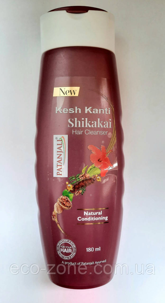 Шампунь Kesh Kanti Patanjali Shikakai, 180ml / Шампунь Кеш Канті Патанджалі Шикакай Строк до 09/2026