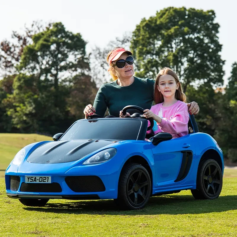 Дитячий електромобіль Bambi YSA-021 (синій колір) 2-місний 48V до 100 кг, фото 1