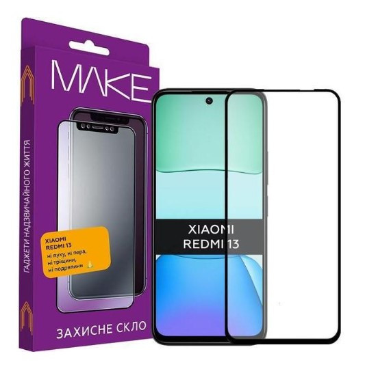 Захисне скло MAKE для Xiaomi Redmi 13 (MGF-XR13)