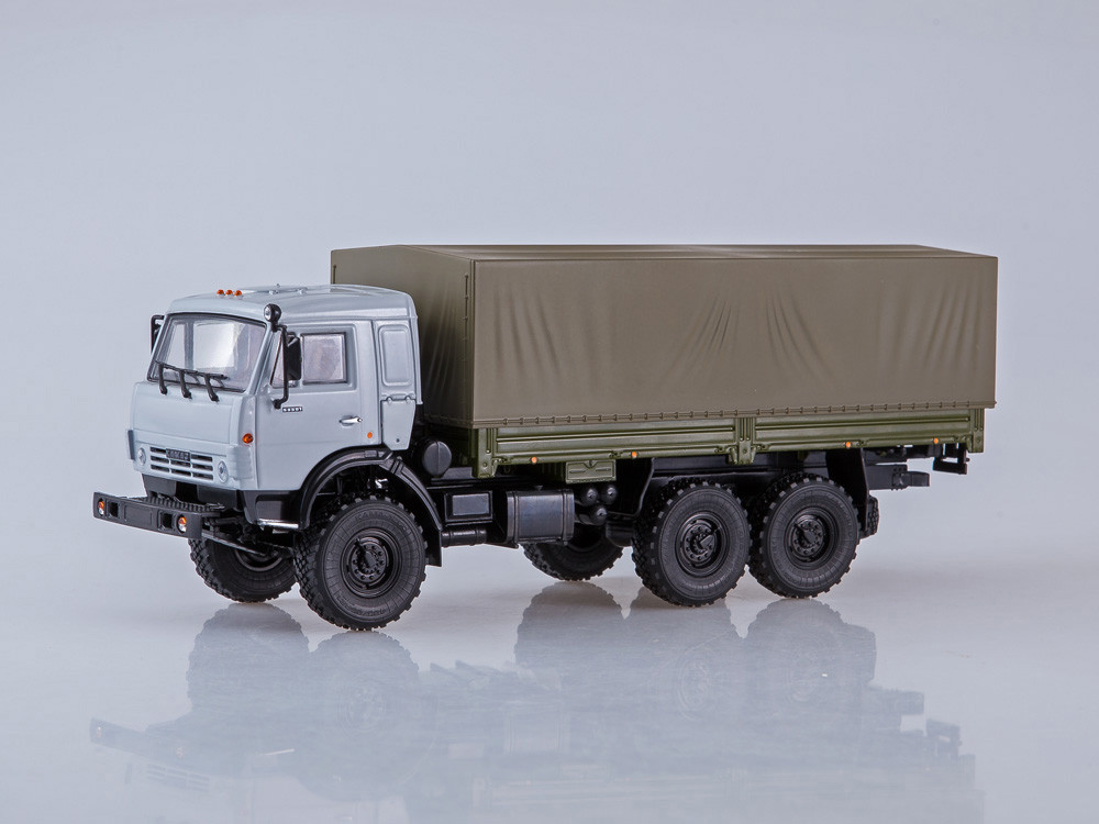 Модель вантажівки КАМАЗ-53501 6×6 бортова (з тентом) | ПАТ КАМАЗ