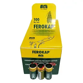 Липка стрічка липучка від молі Ferokap 100 шт, фото 1